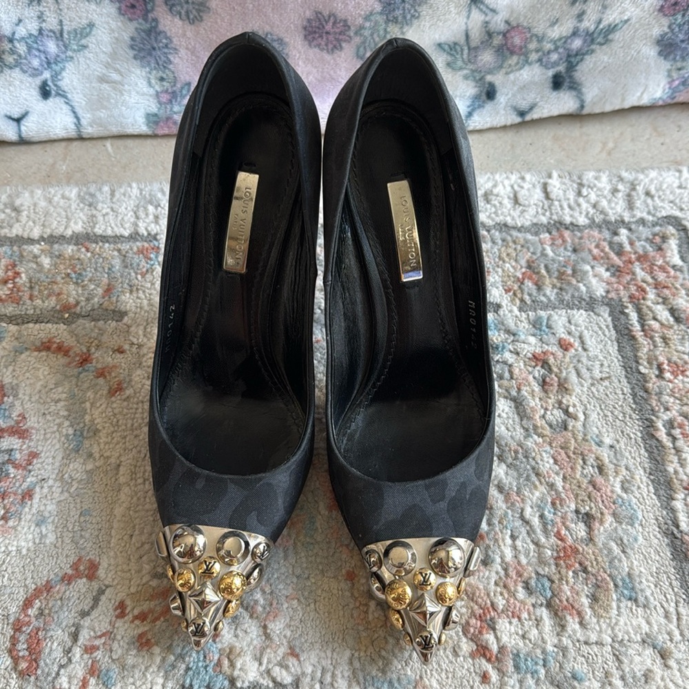 Louis Vuitton canvas animal print pumps size 6-36 - Picture 3 of 8